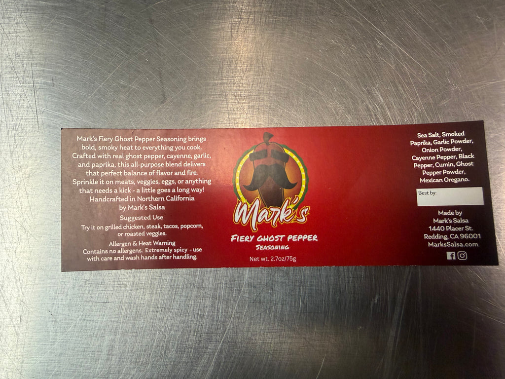 Fiery Ghost Pepper Seasoning
